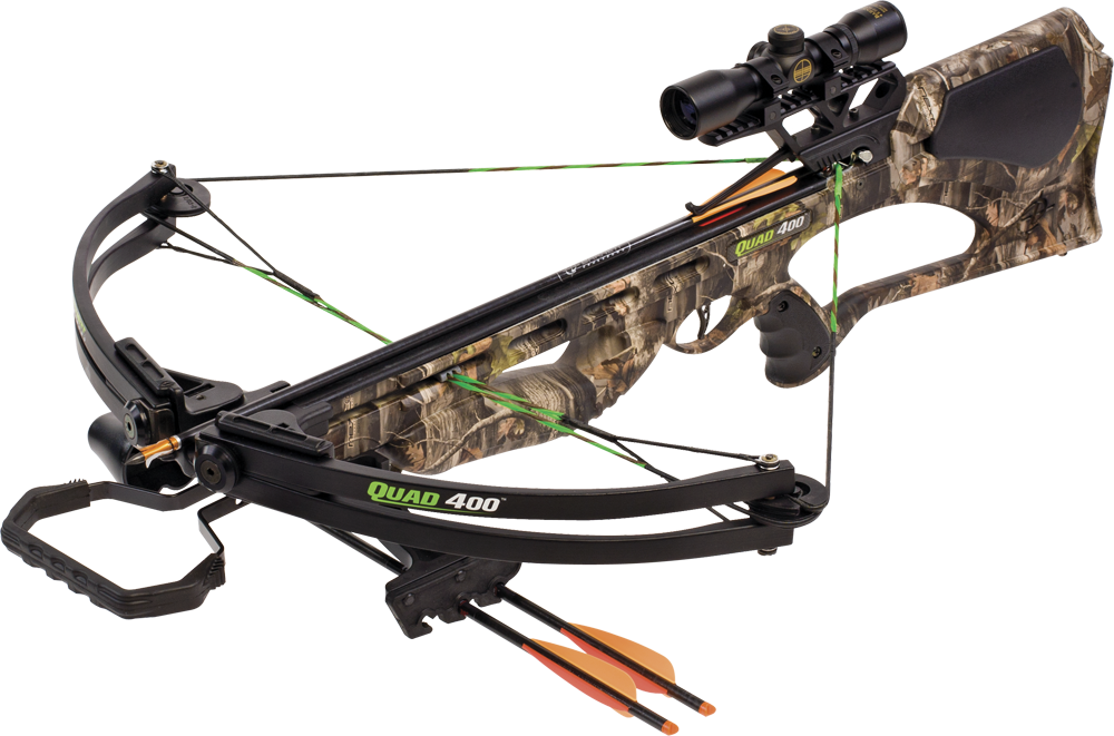 Shop Sporting Goods, Fishing & Hunting Gear & More - Barnett Quad 400 Crossbow (1000x661)