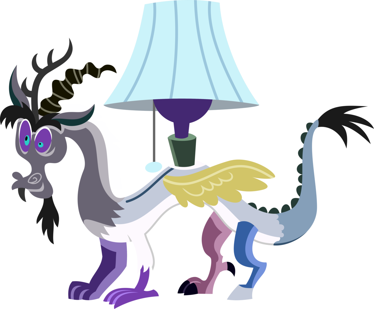 Punzil504, Discord Lamp, Draconequus, Dungeons And - Mlp Discord Vector (1240x1024)