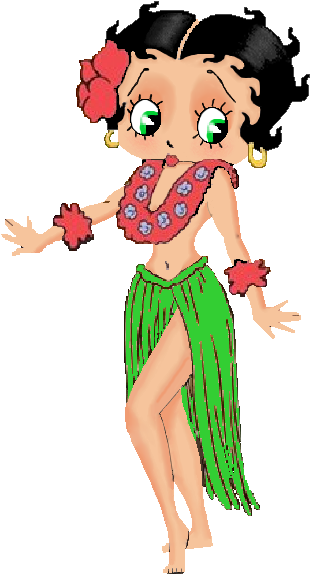 Explore Paulsak Maksap's Photos On Photobucket - Betty Boop Hula Girl (343x610)