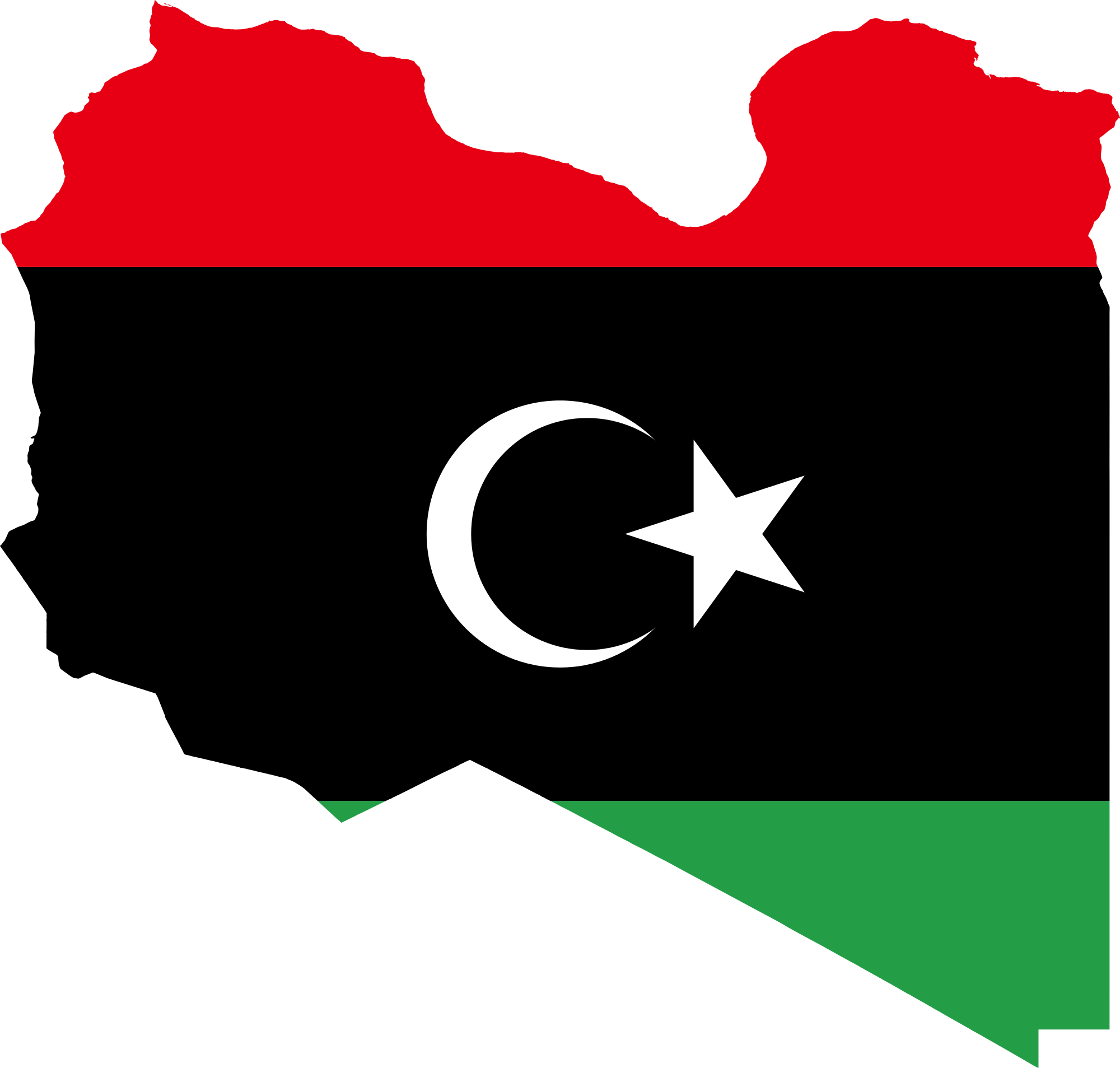 Copy Discord Cmd - Flag Map Of Libya (2000x1907)