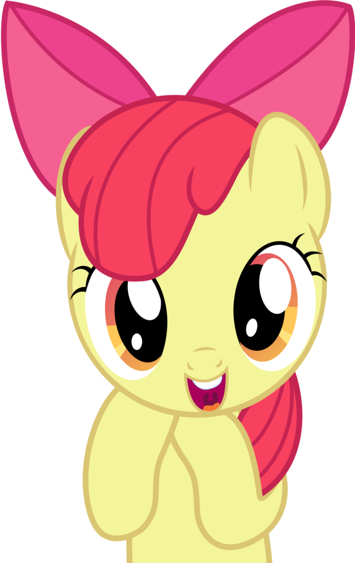 Are You Looking At Me By Thediscorded - Apple Bloom Looking At You (710x1126)