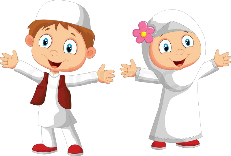 By Nurin Syazwani & Nur Athirah - Muslim Kid Cartoon (800x541)