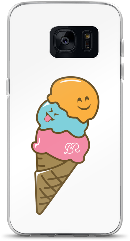 Ice Cream Emoji Iphone Case - Ice Cream Cone (1000x1000)