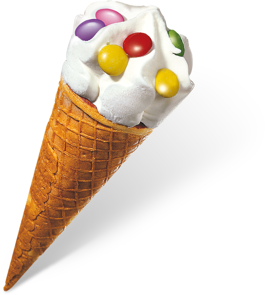 Smarties Cornet - Ice Cream Cone (1200x1200)