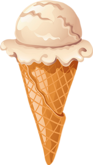 Cornet De Glace Png - Cornet De Glace Dessin (310x550)