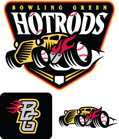 Bts Bowlinggreen - Bowling Green Hot Rods New Logo (418x488)