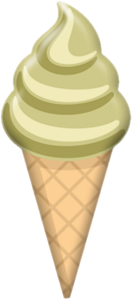Cornet De Glace Png - Ice Cream Cone (265x600)