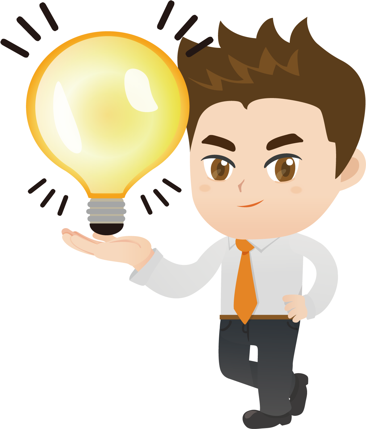 Cartoon Smartphone Clip Art - Intelligent Person Clipart Png (1500x1500)