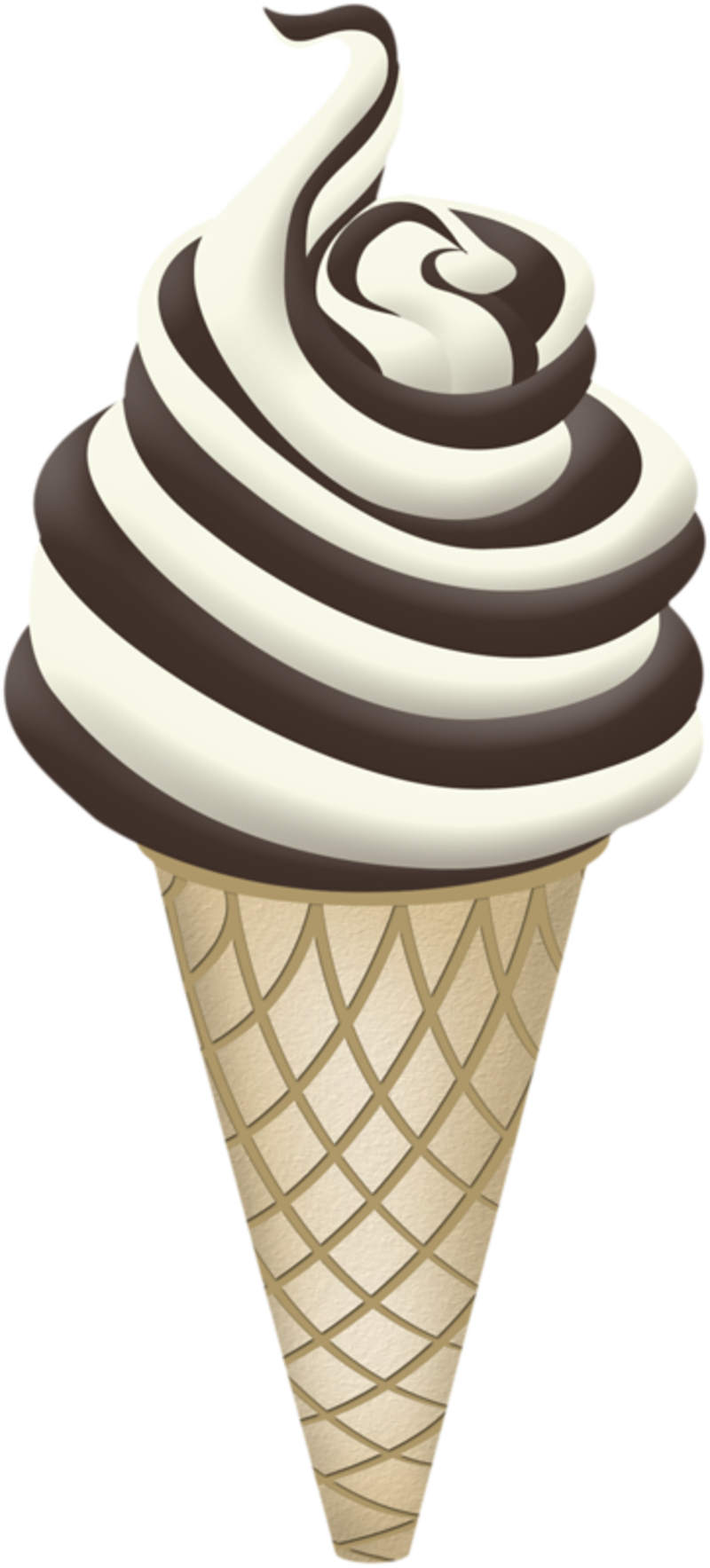 Creme Glacée & Cornet & Popcicle - Ice Cream (800x1767)