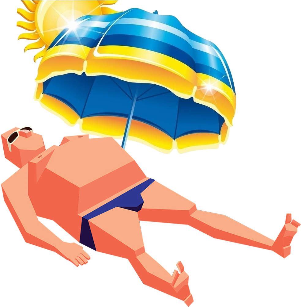 Umbrella Summer Clip Art - Holiday (1000x1000)