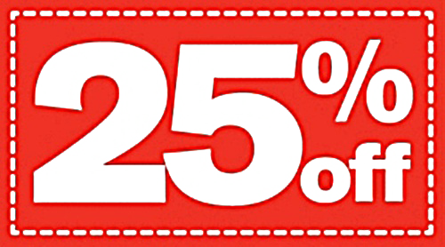 25 Off Png Image Hd - カセット コンロ 限定 (500x278)