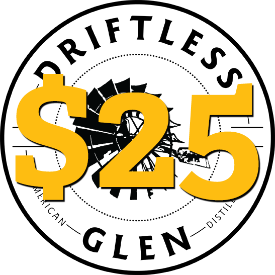 $25 Gift Card $ - Driftless Glen Distillery Logo (547x547)