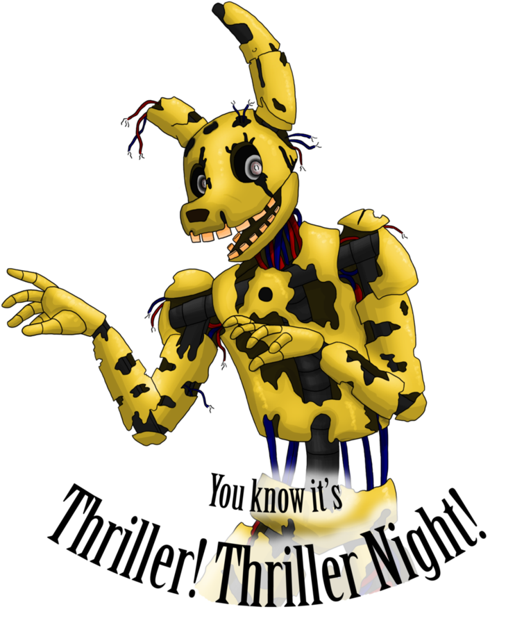 Springtrap Thriller By Hikaru-weasley - Fightstar They Liked You Better (810x986)