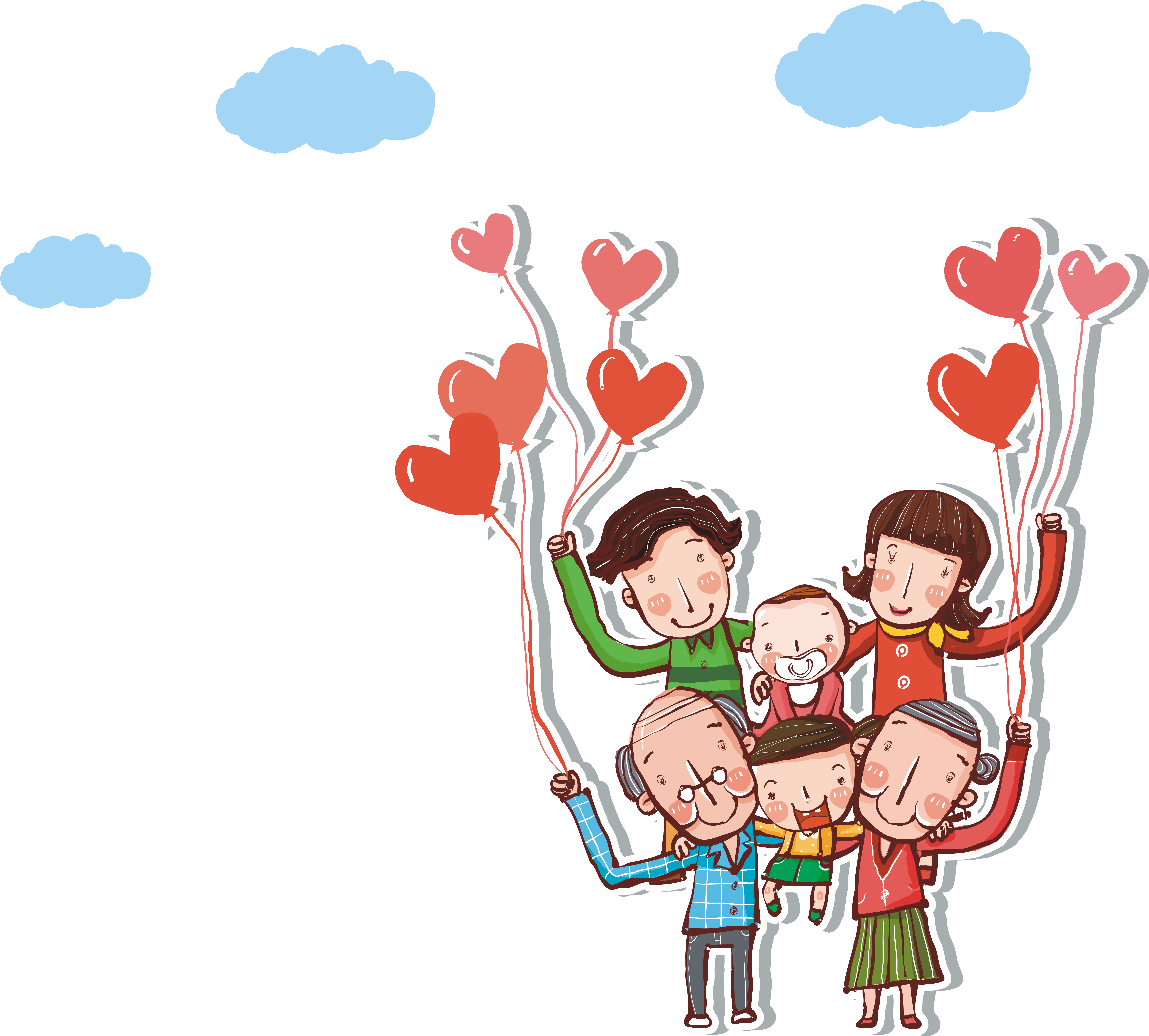 Family Poster Illustration - Family Poster Illustration (7330x6611)
