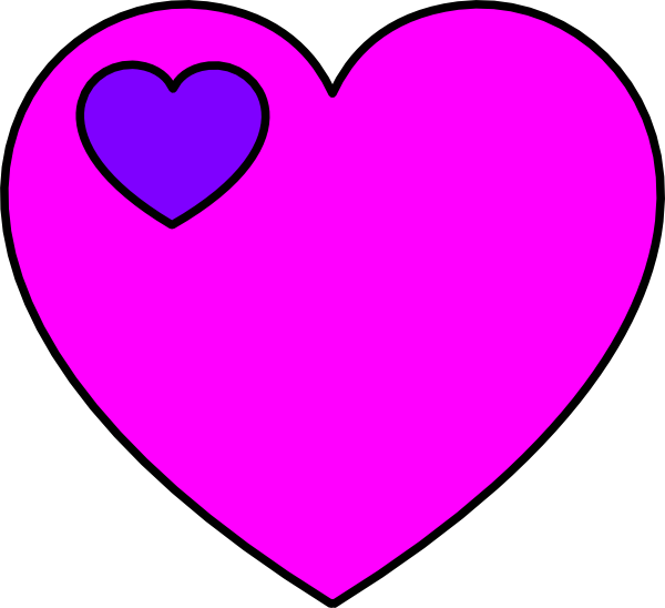 Purple Heart Clipart Png (600x548)