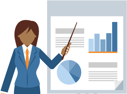 There - Business Support Services Cartoon (454x324)