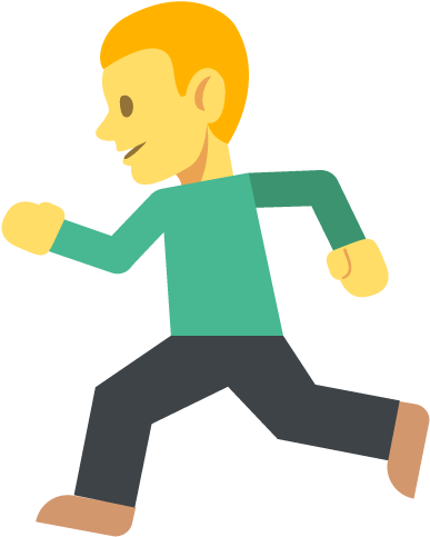 Runner Emoji - Emoji Course À Pied (512x512)
