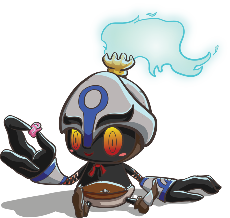 The Hundred Knight Finding Chewing Gum By Ohmwolf - The Witch And The Hundred Knight (919x870)