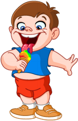 Mathew - Eating Ice Cream Vector (400x400)