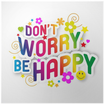 Poster Non Preoccuparti, Sii Felice • Pixers® - Don't Worry Be Happy Rainbow Hippy Charm Watch 16 Adjustable (400x400)