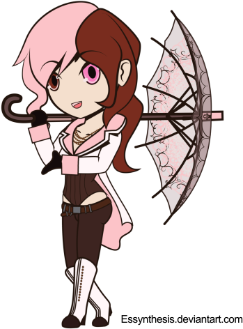 Neo Eating Ice Cream - Loop Gif Rwby Chibi (363x480)