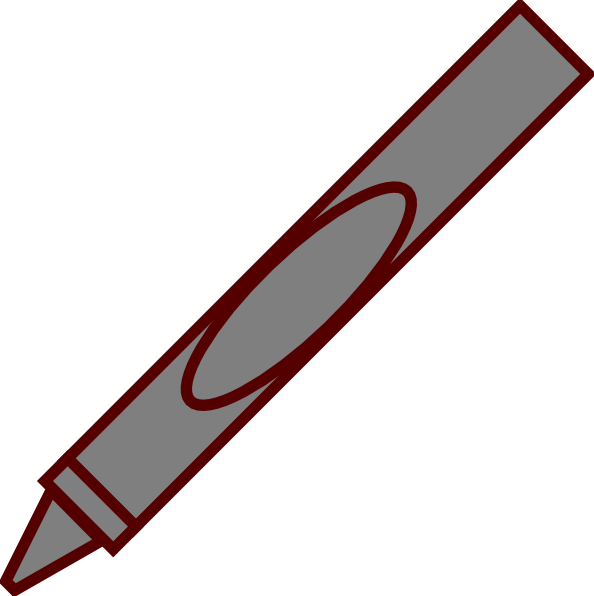 Large Crayon Clipart 59 Crayon Clip At Clker Vector - Clip Art (594x596)