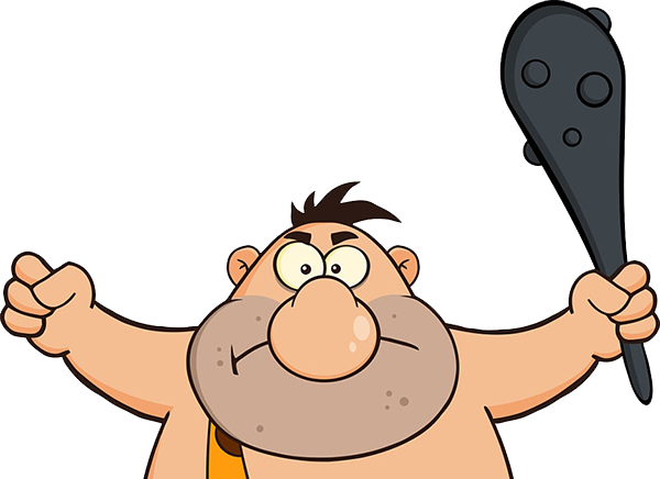 'raaar ', 'aaargh ' Y 'graah ' Eran Algunos De Sus - Homme De Cro Magnon Dessin (600x436)