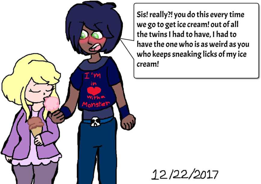 A Pen And Novel Ice Cream Lick By Elzathehedgehog - Novel Ice Cream (1166x685)