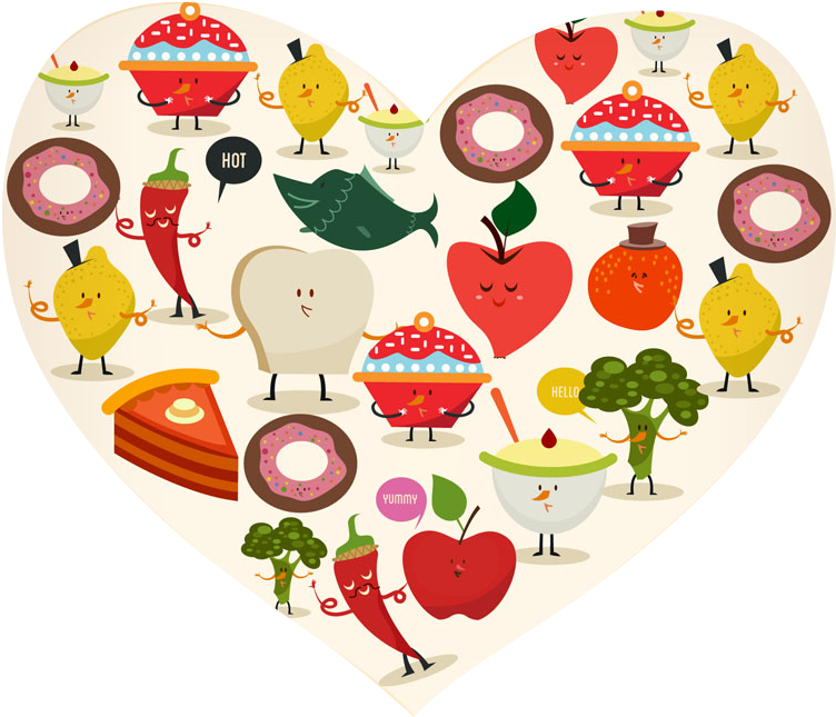 Food Poster Cartoon - Food Poster Cartoon (828x1000)