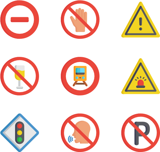 Signals - Traffic Sign Icon Pack (600x564)