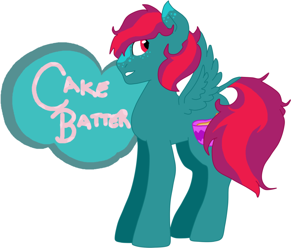 Cake Batter By Memingerss Cake Batter By Memingerss - Cartoon (1024x1024)