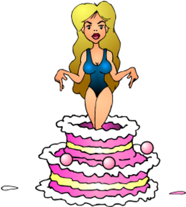 Stripper Cake Recipe Pack - Birthday Cake (600x700)