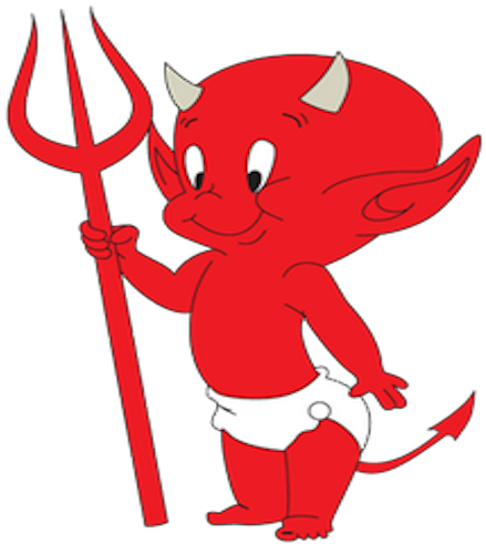 Cuento Infantil Halloween - Devil Cartoon (450x500)