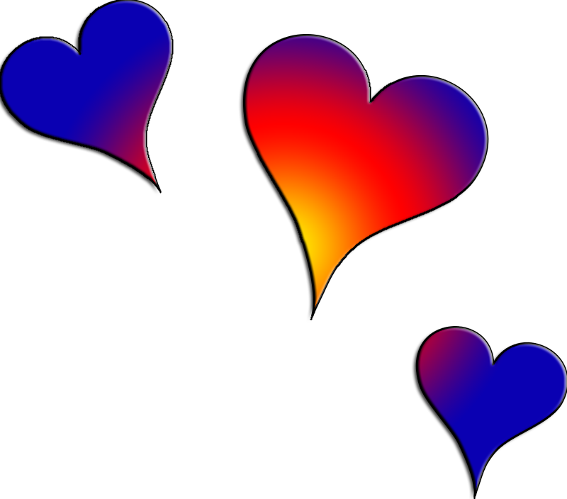 Hearts F Image - Clip Art (800x704)