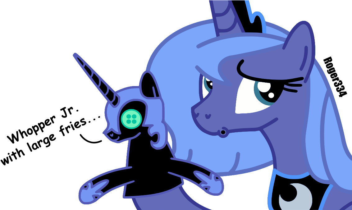 Roger334, Burger King, Cute, Nightmare Moon, Princess - Princess Luna (1146x675)