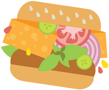 So Get Your Buns Over Here And Send Those Votes In - Hamburger (476x389)