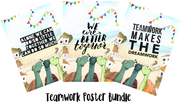 Teamwork Poster Bundle - Flyer (606x454)