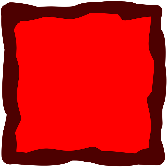 Red Square Clipart Photo Frame - Red Square Frame Png (720x720)
