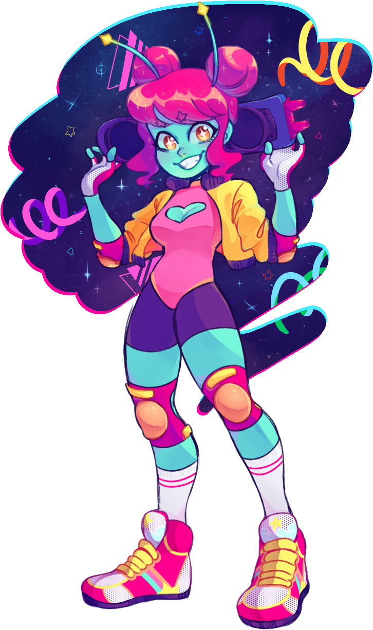 An Old Art I Drew Last Year In August Of My Oc C - Cartoon (861x1264)