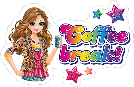 Sticker 10 From Collection «lisa Frank» - Sticker (490x317)