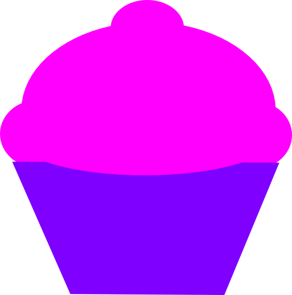 Pink And Curple Cupcake Svg Clip Arts 594 X 601 Px - Pink And Curple Cupcake Svg Clip Arts 594 X 601 Px (594x601)
