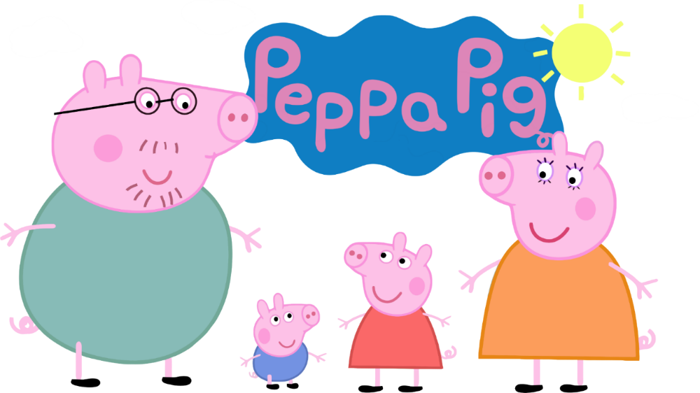 El Inglés Más Allá De La Escuela - Peppa Pig And Family (1000x562)