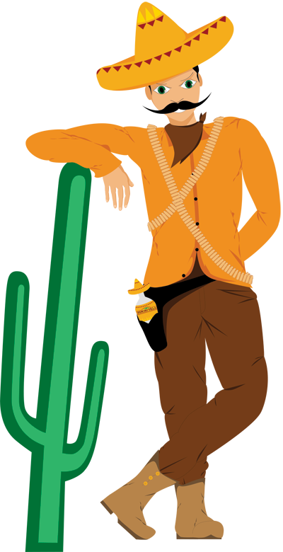 Pancho Villa Ja Kaktus - Pancho Villa (400x780)