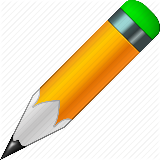Create New Pencil Button - Edit Icon Png 3d (512x512)