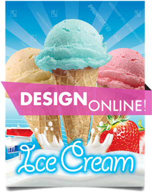 Dn-034 Ice Cream Cones Poster - Dn-034 Ice Cream Cones Poster (400x400)