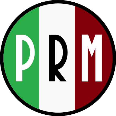 Logo Of The Prm, Based On The Logo Of Its Predecessor - Party Of The Mexican Revolution (440x440)