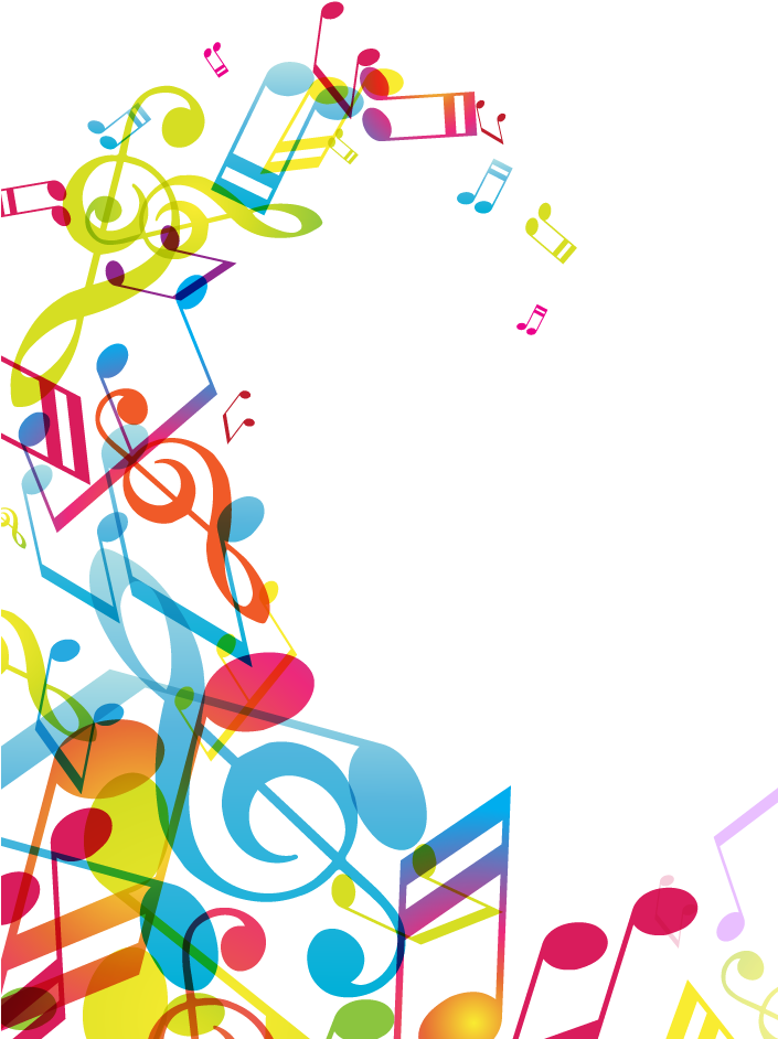 Musical Note Poster - Colorful Music Symbol (704x1063)