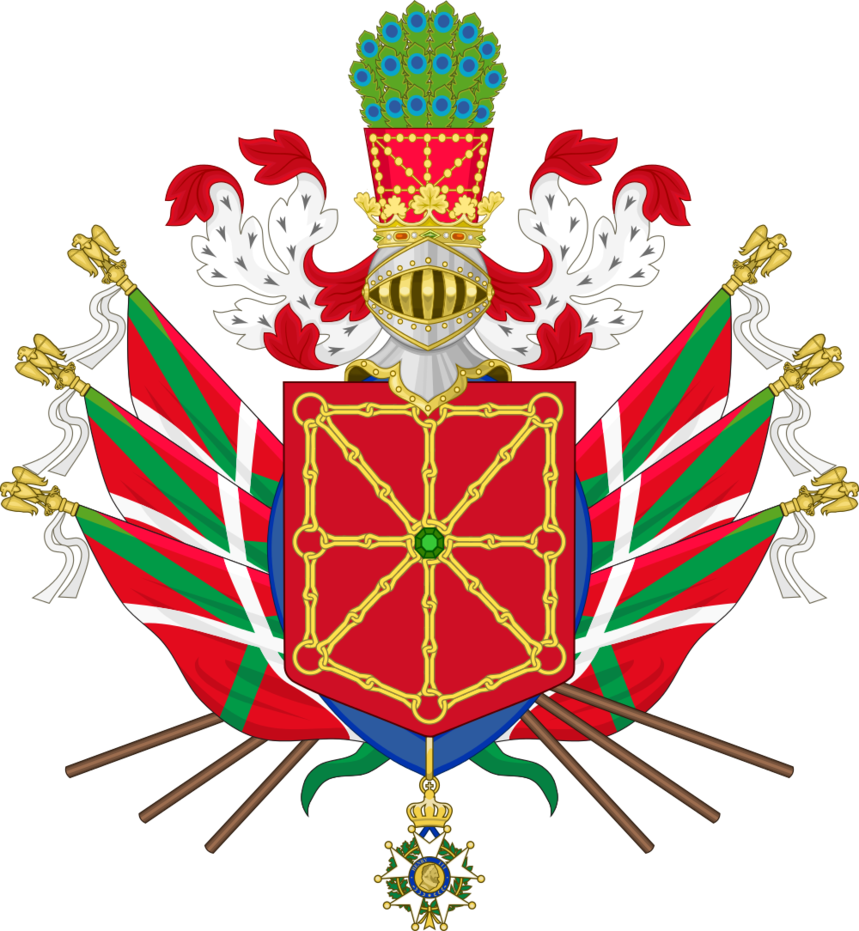 The Kingdom Of Navarre, Originally The Kingdom Of Pamplona - Coat Of Arms (859x931)