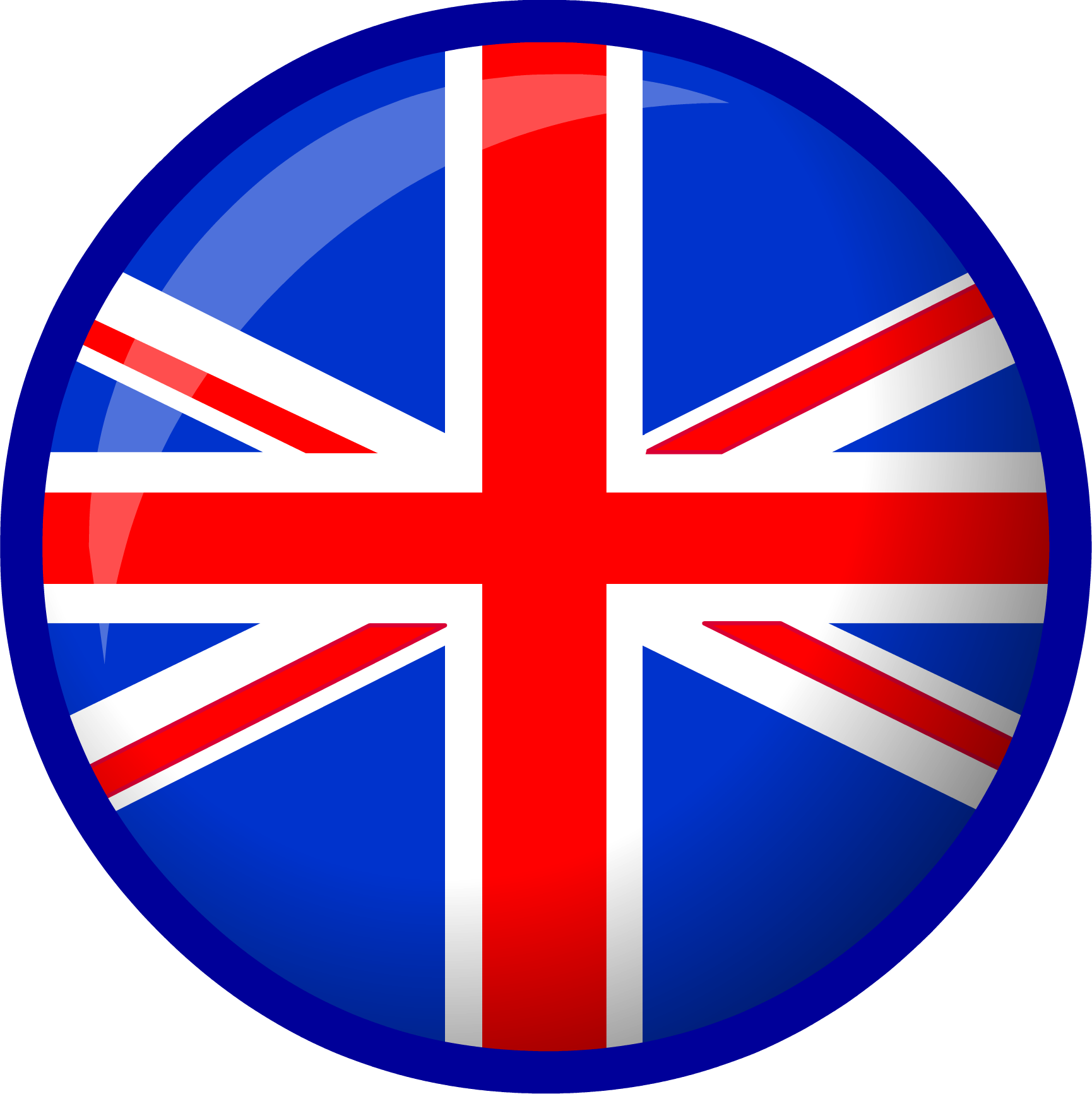 United Kingdom Flag - Flag Club Penguin (1730x1733)