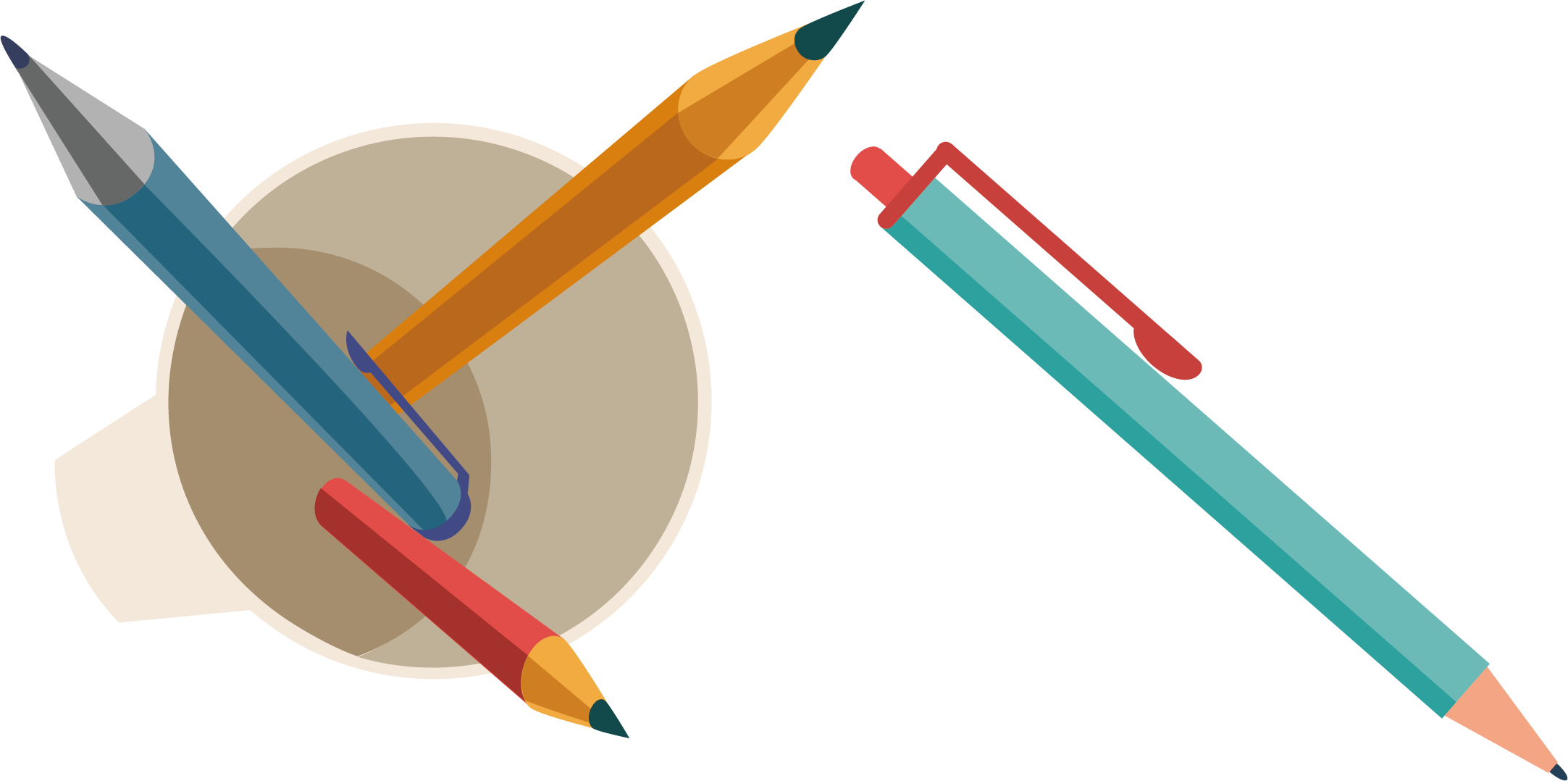 Paper Mechanical Pencil - Pencil (2165x1078)
